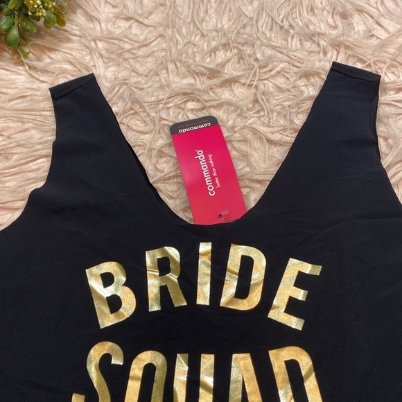 NWT Commando Bride Squad Black Gold Bodysuit - Picture 3 of 11